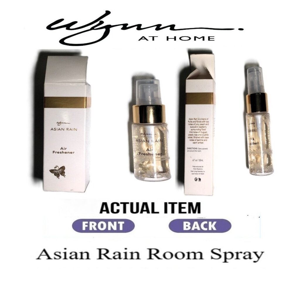 🛑 WYNN Home ➕ ASIAN RAIN Scented ROOM SPRAY Signature AIR FRESHENER 💸BUY NOW‼️